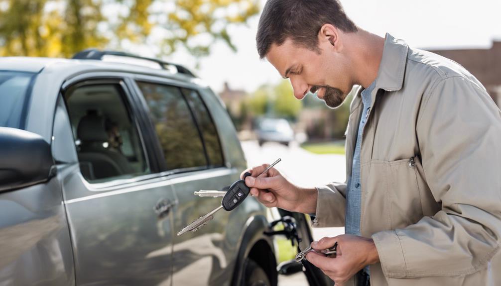 automotive locksmith services offered