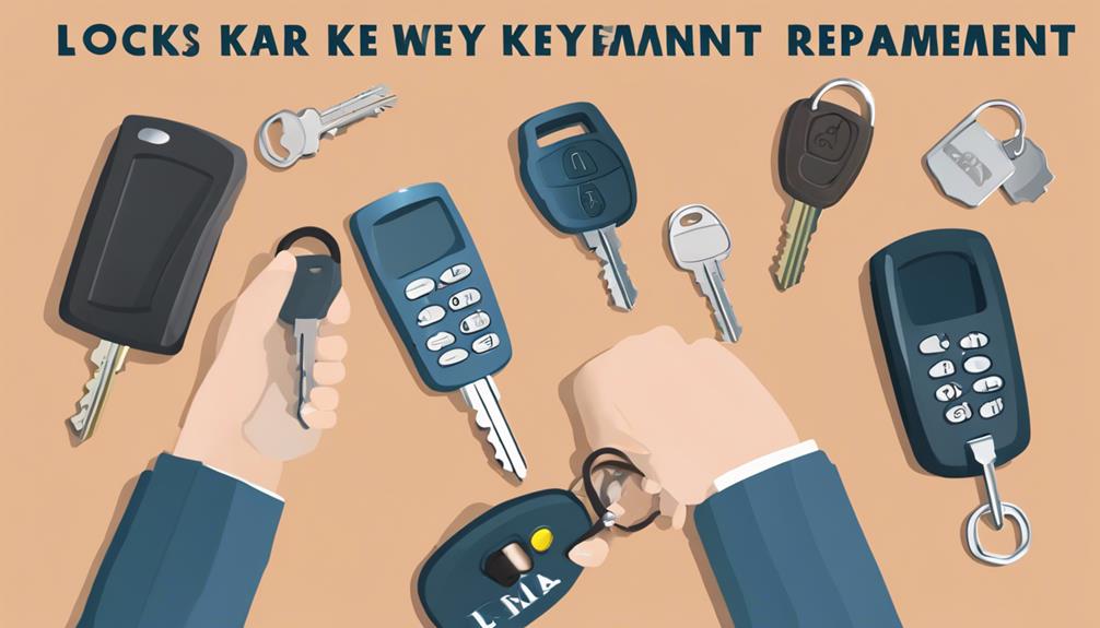 car key replacement costs