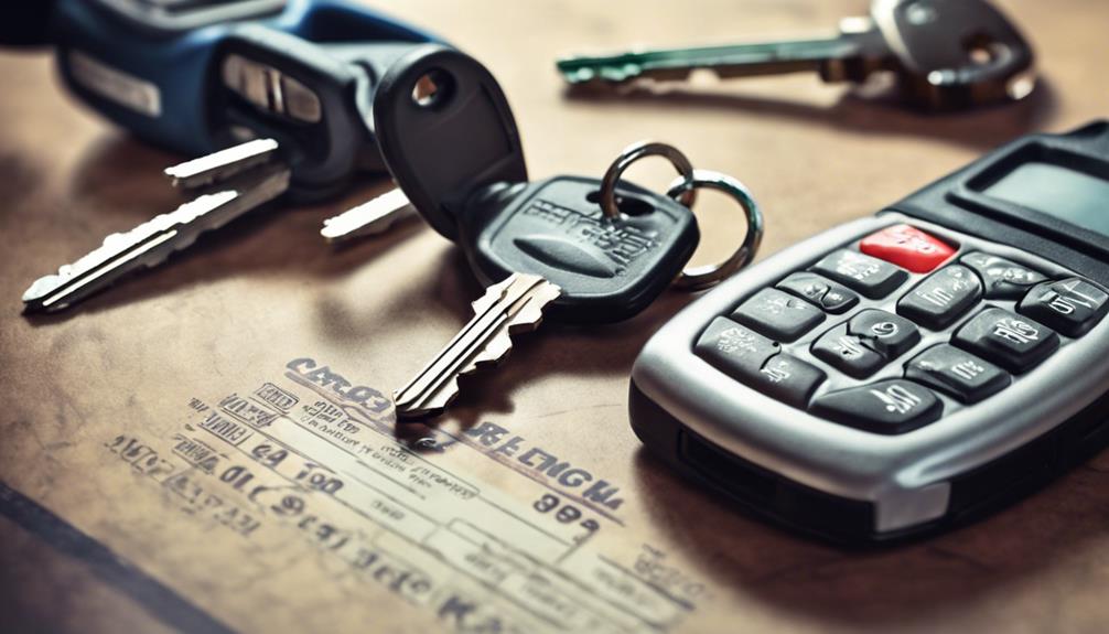 car key replacement costs margate