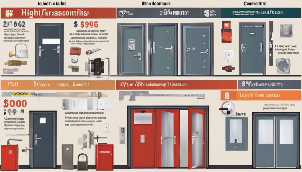 commercial door cost breakdown