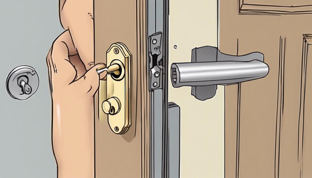 deadbolt maintenance and unjamming