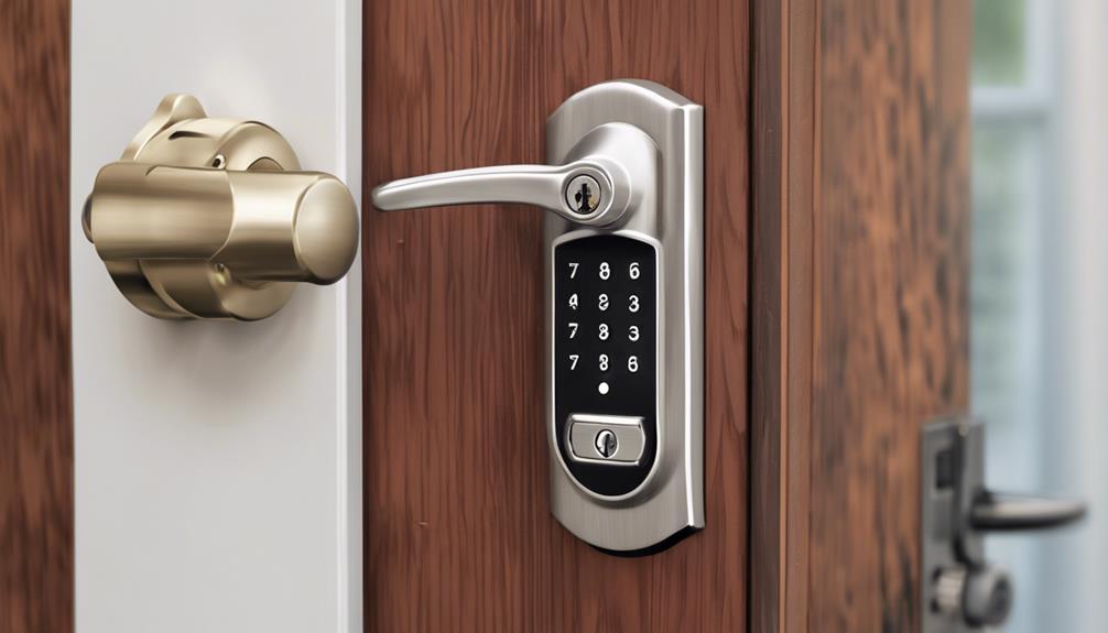 enhanced security through deadbolts