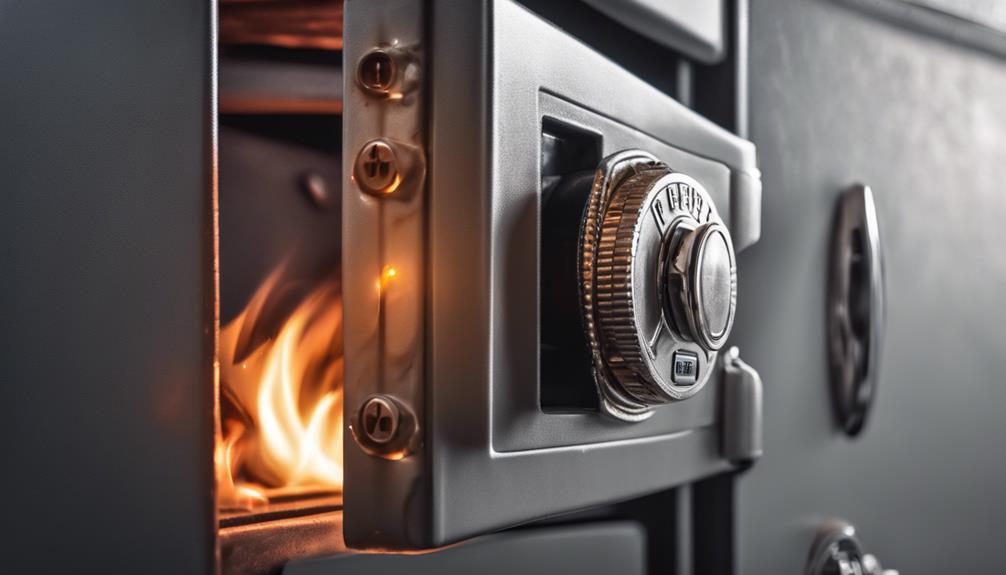 fireproof safe security features