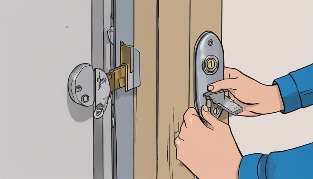 fixing jammed deadbolt issue