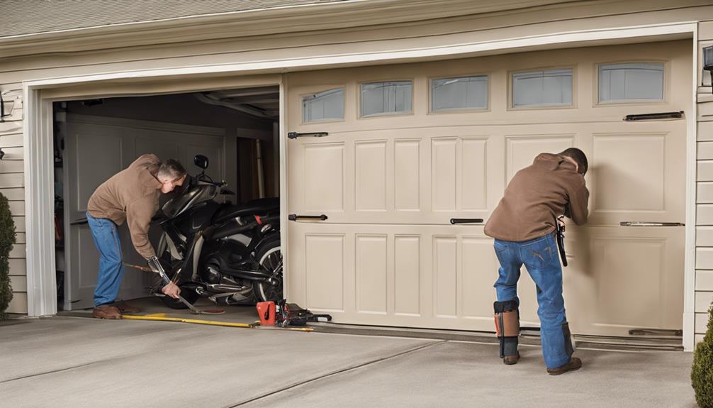 garage door lock issues