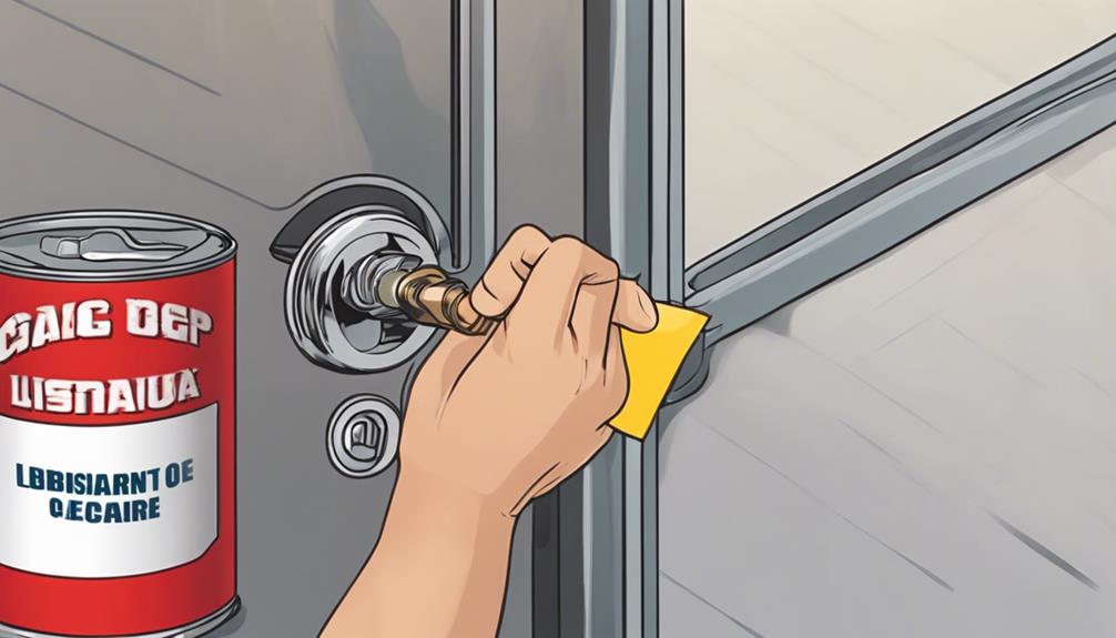 lock mechanism lubrication process