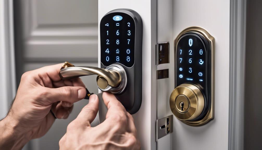 locksmiths install smart doors