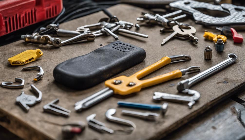 motorcycle unlocking toolset