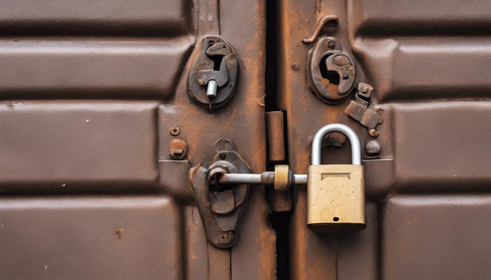 prevent padlock rust issues