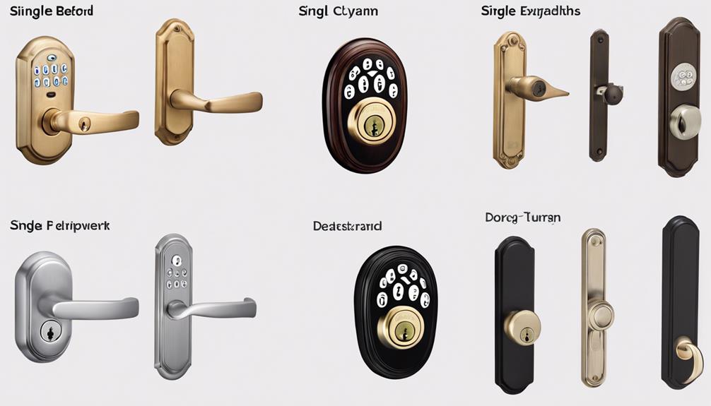 single cylinder deadbolt locks