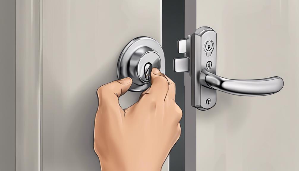 test the deadbolt functionality