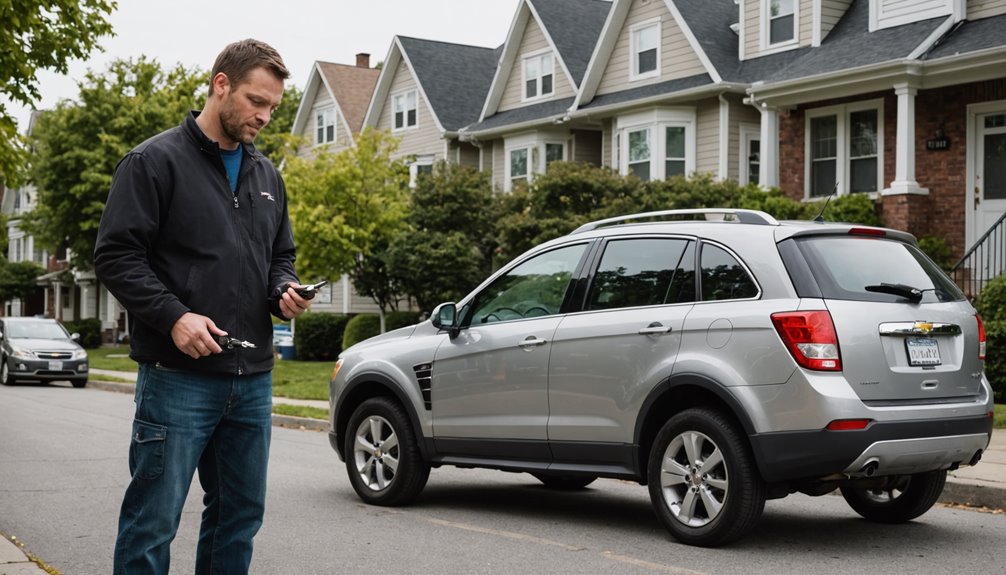 chevrolet captiva key replacement costs