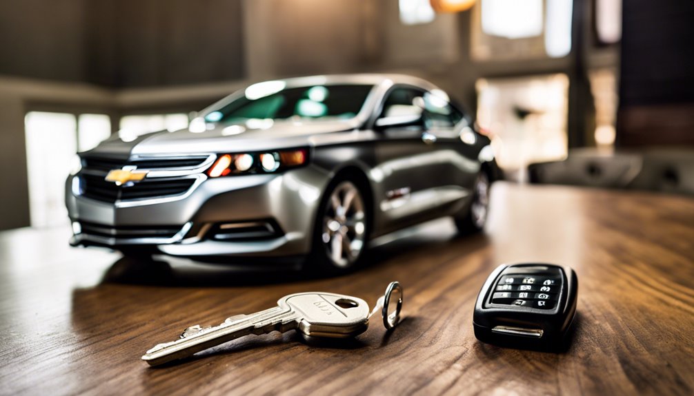 chevrolet impala key replacement costs