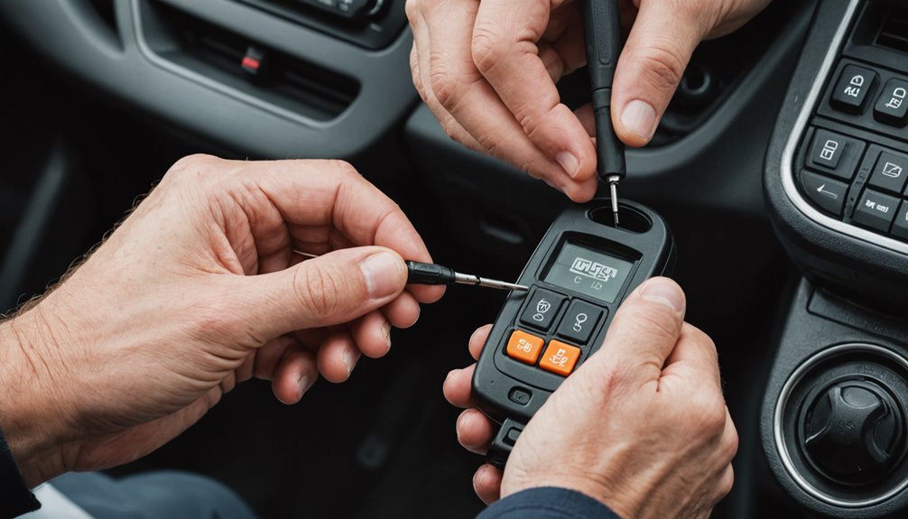 key fob battery replacement signs