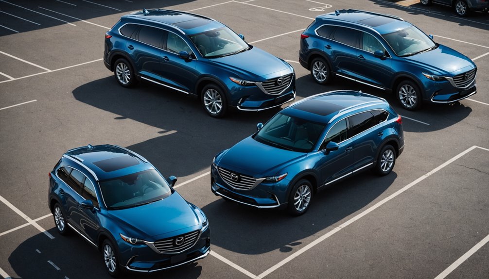 mazda cx 9 key options