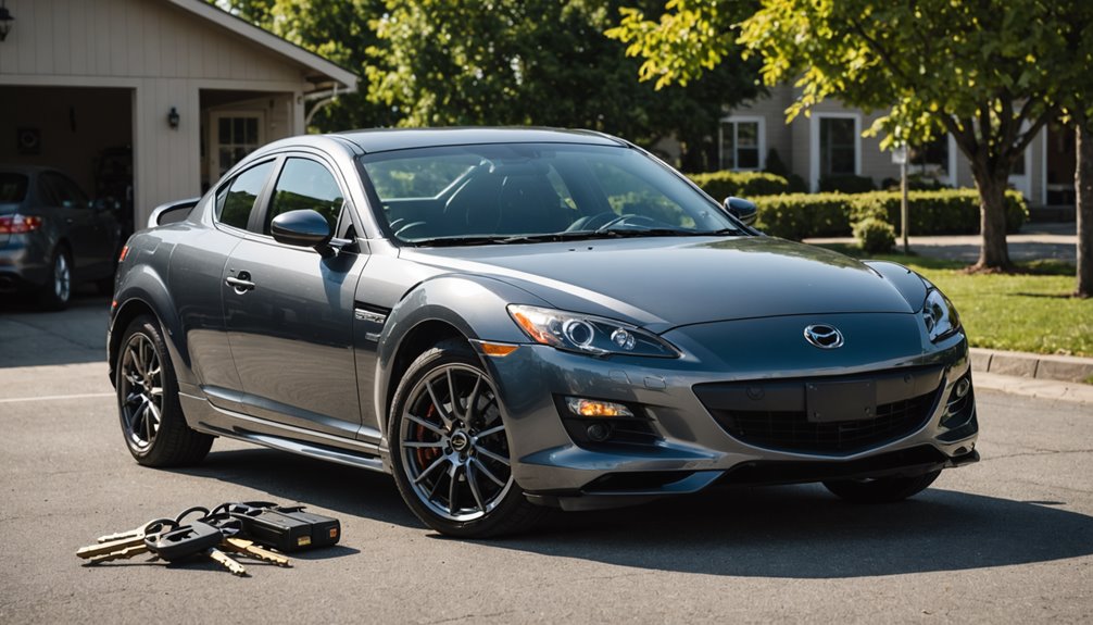 mazda rx 8 key replacement options