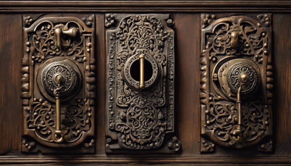 17th century decorative locks