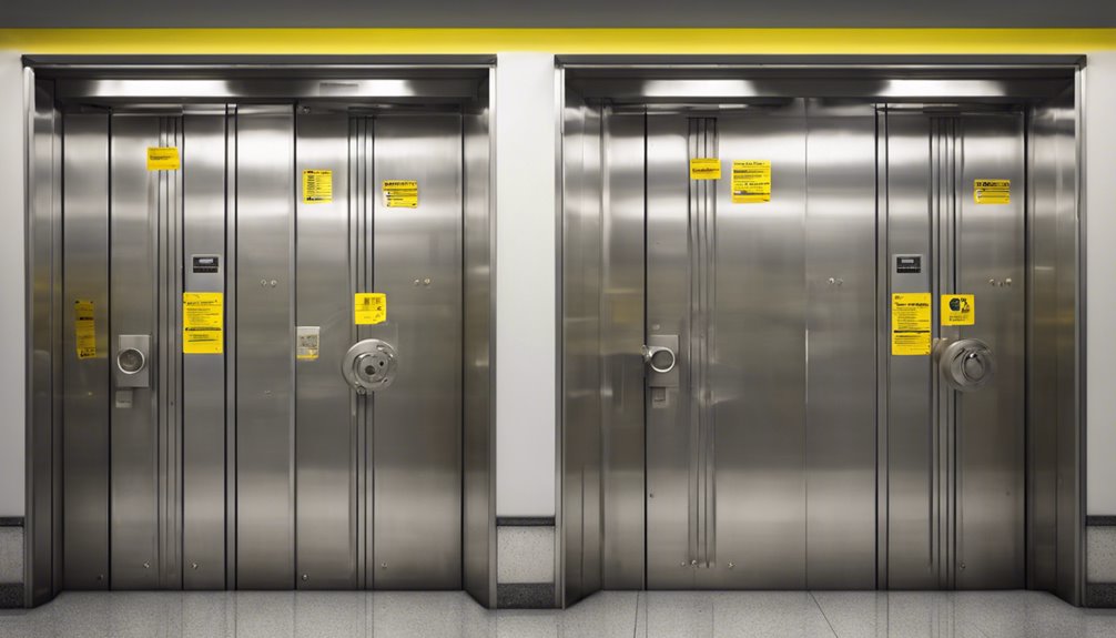 elevator safety locking requirements