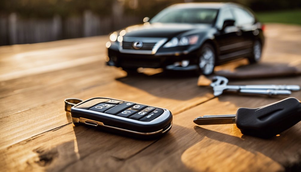 lexus car key replacement cost