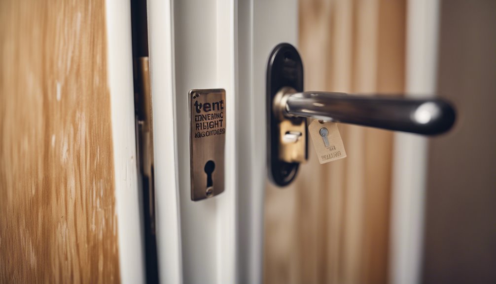 tenant lock change rights