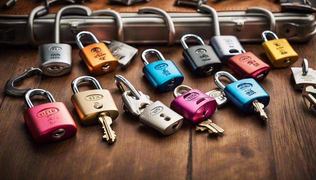 variety of tsa locks