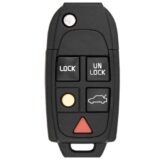 FLIP-VOLVO-5B1 | Volvo | S60, S80, XC70, XC90 | 8688799 (Remote), 31253386 (Key) | LQNP2T-APU | 36448258161