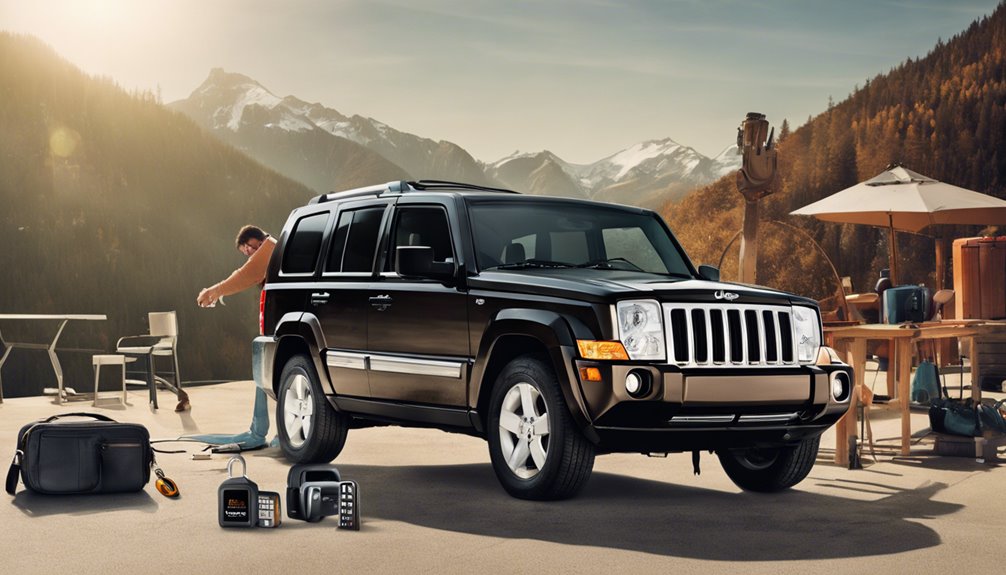 jeep commander key services