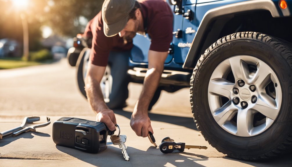 jeep wrangler key replacement costs