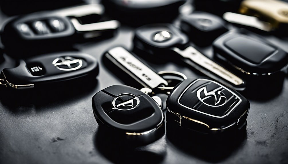 mazda vehicle key variations