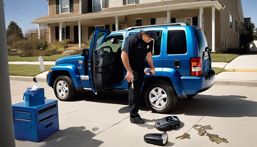 mobile locksmith service process