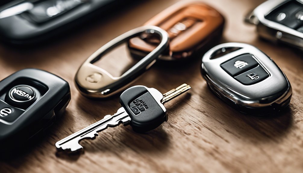 nissan vehicle key variations