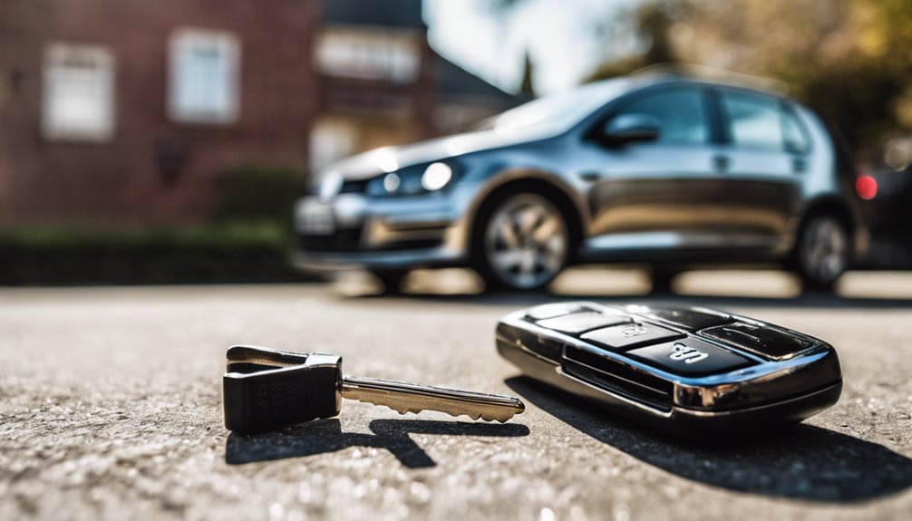 volkswagen golf key replacement options